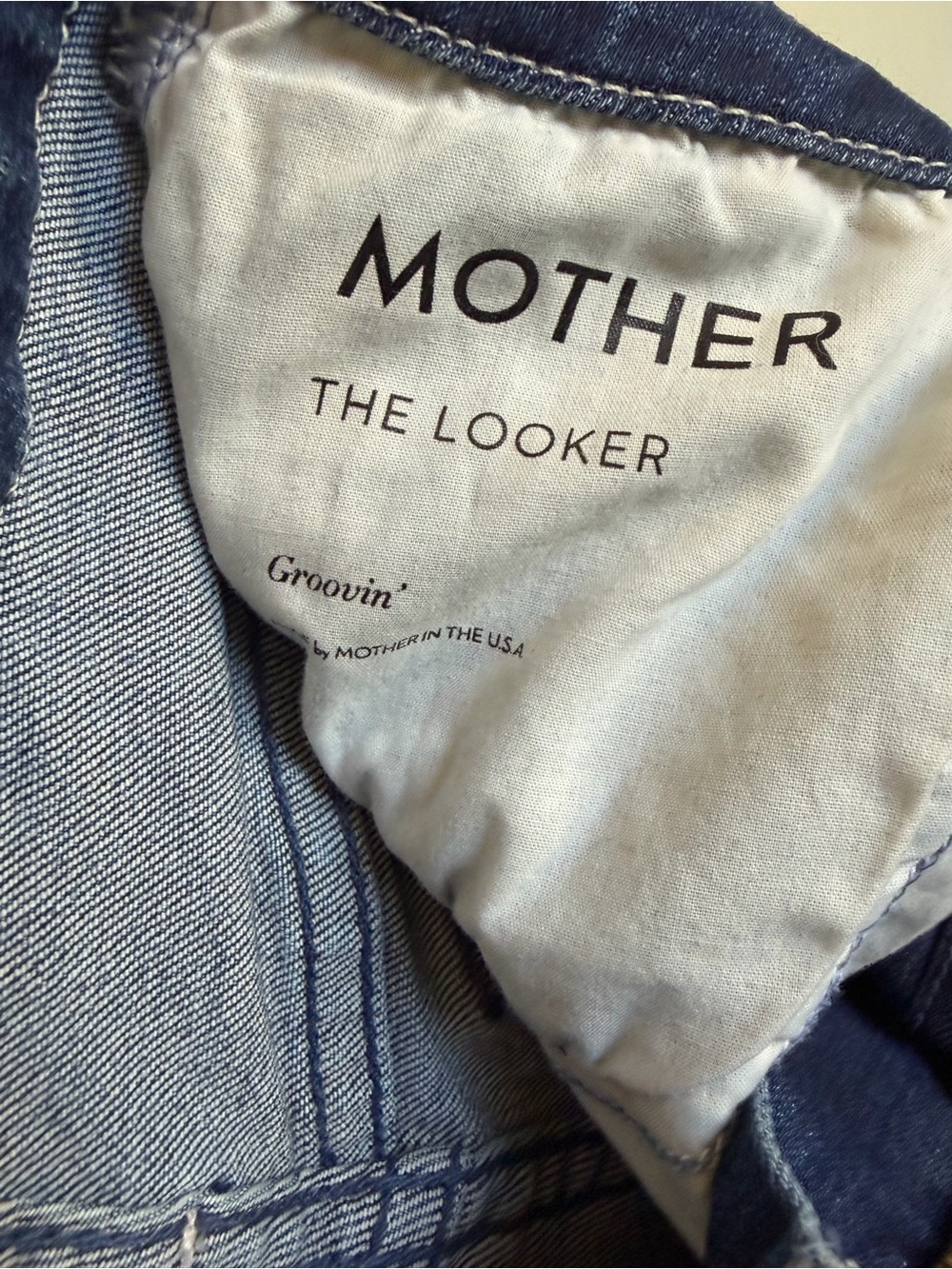 MOTHER The Looker Groovin Size 24 Denim Jeans Medium Wash Summer Girls Night - Picture 10 of 14